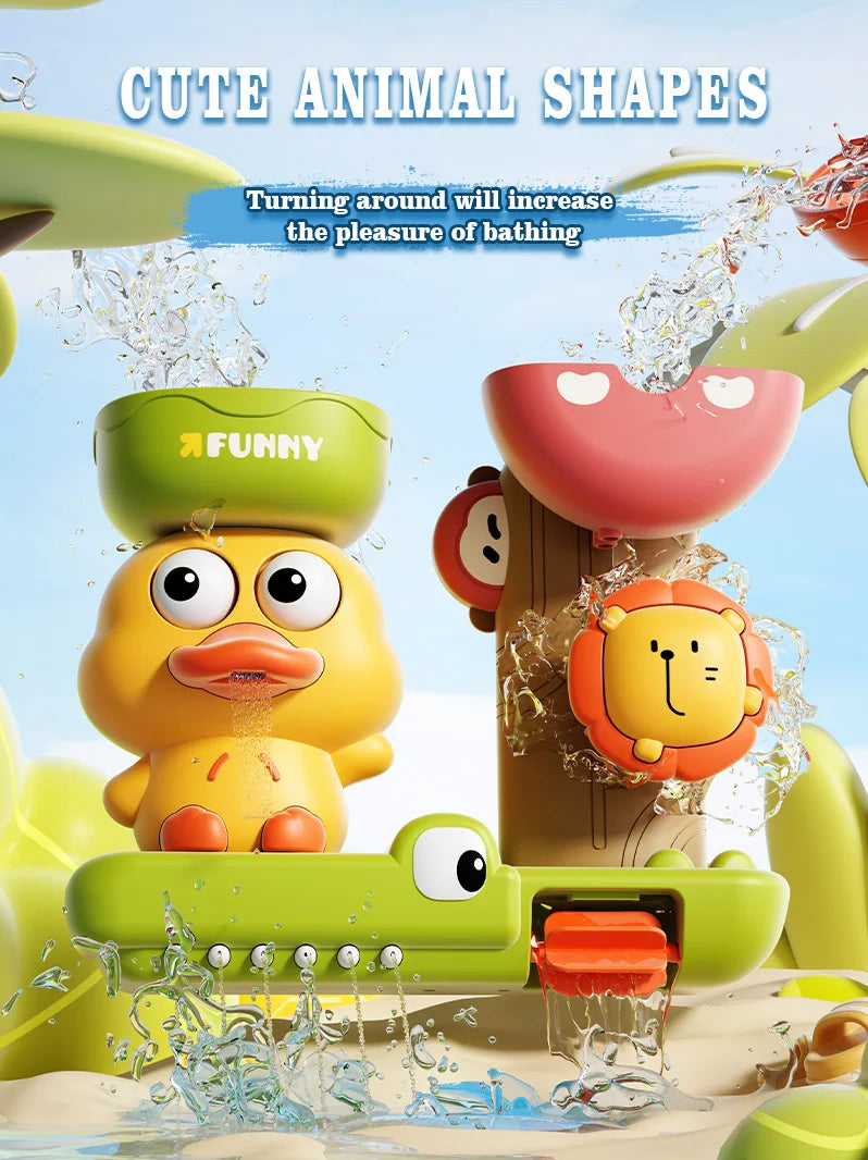 Little Yellow Duck Bath Toy – Squirt Water Play for Kids Bath Water Toy Richie's