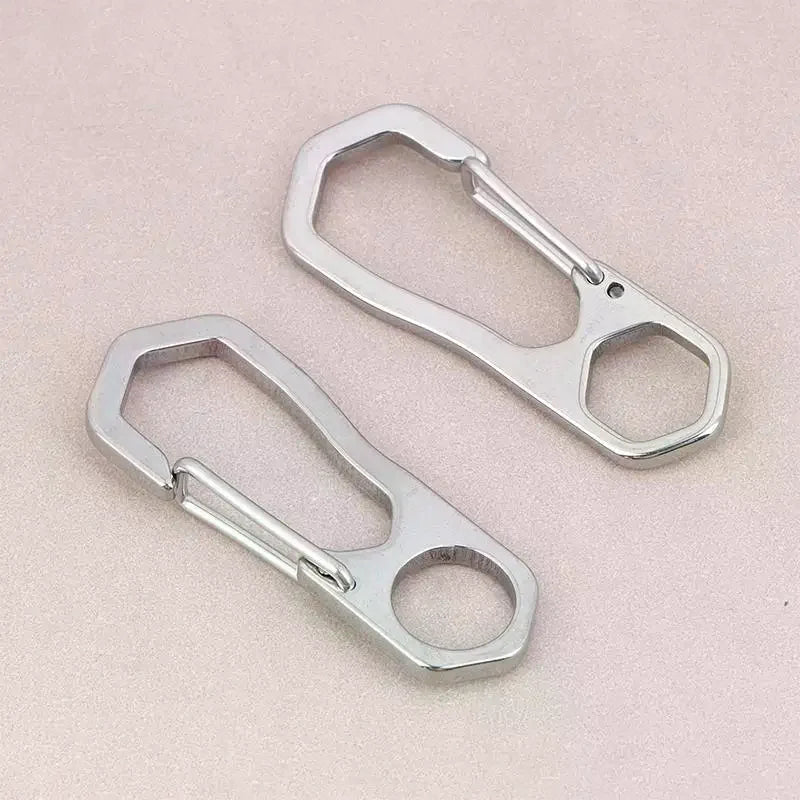 Stainless Steel Carabiner Keychain Clip Set – 2/5 Pcs Outdoor Carabiner Clip Set Richie's