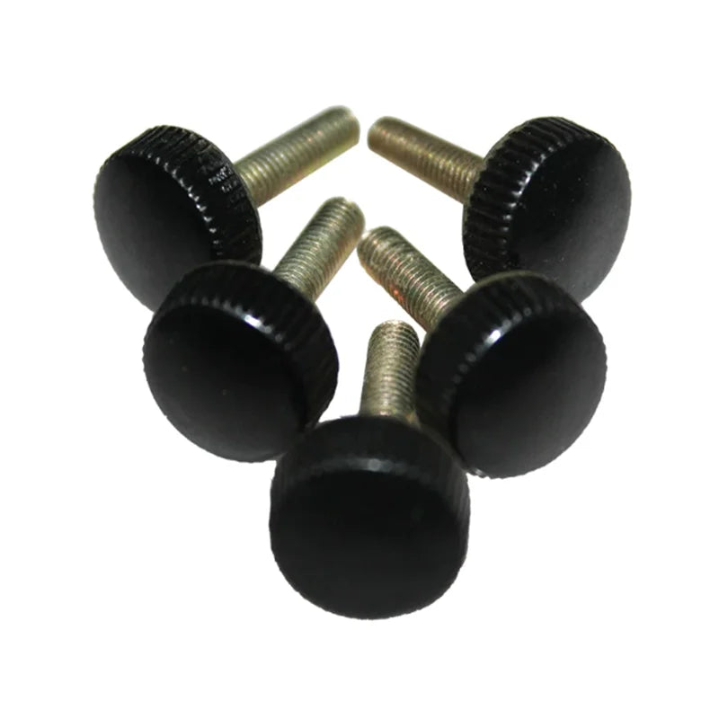 10pcs Black Plastic Knurled Thumb Screws M3 M4 Hand Tighten Knobs Thumb Screw Knobs Richie's