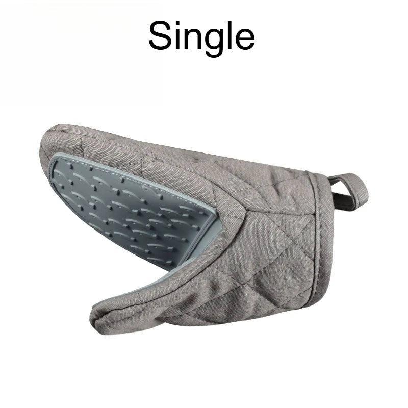 Fish-Shaped Silicone Oven Gloves – Non-Slip Kitchen Hand Grip Silicone Oven Gloves Richie's Grey 1pc
