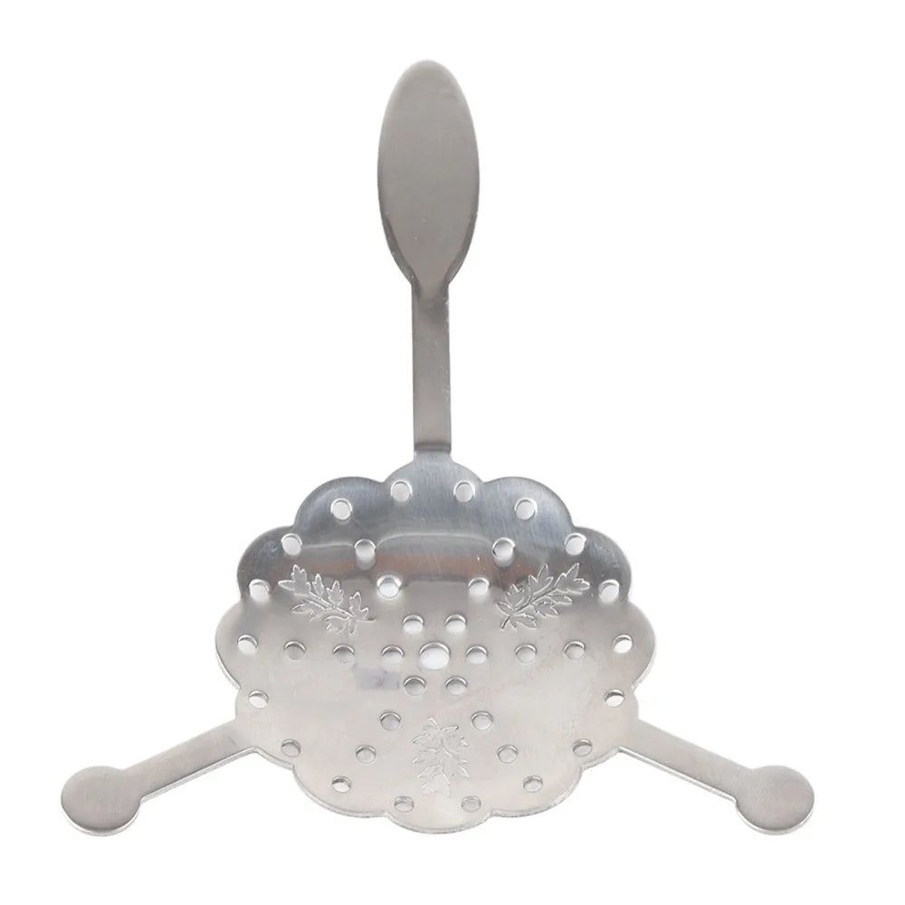 Stainless Steel Absinthe Spoon – Sugar Cube Slotted Strainer Absinthe Bar Spoon Richie's Three Tine