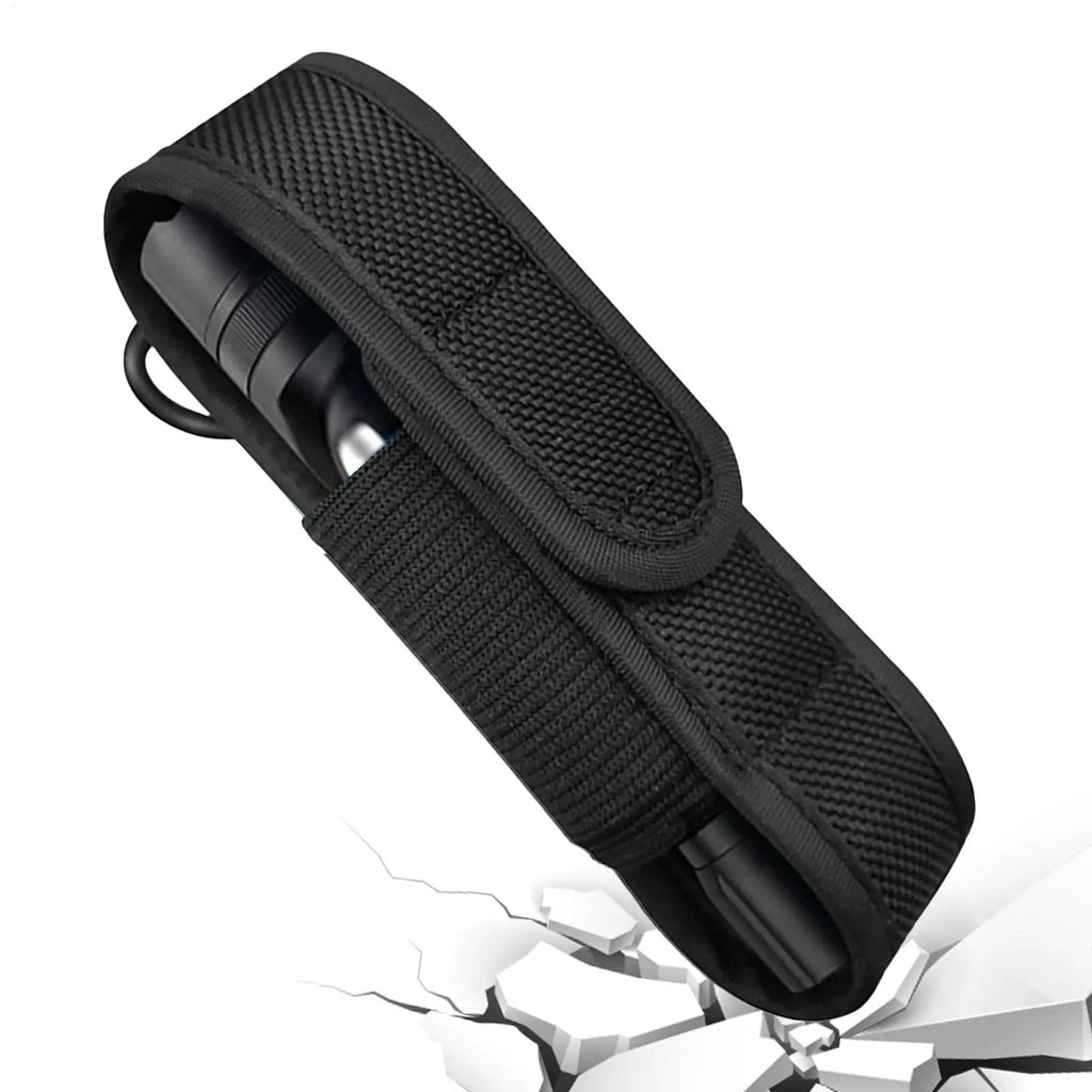 Nylon Flashlight Pouch – LED Torch Carry Case for Outdoors Flashlight Carry Case Richie's Default Title