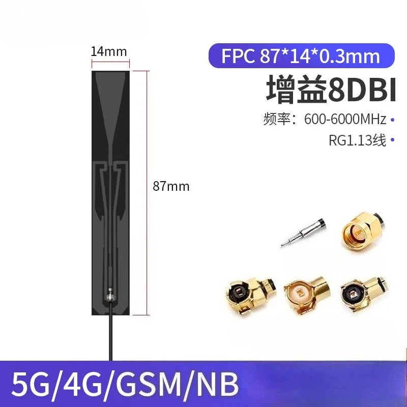 2Pcs 5G 4G NB-IoT PCB FPC Omnidirectional High Gain Antenna Module IoT Antenna Module Richie's