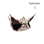 Double-Layer Plush Hammock Nest for Hamsters & Small Pets Small Pet Hammock Richie's Type3-Pink S
