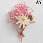 Mini Dried Flower Bouquet – Natural Baby's Breath Home Decor Dried Flower Bouquet Richie's A7