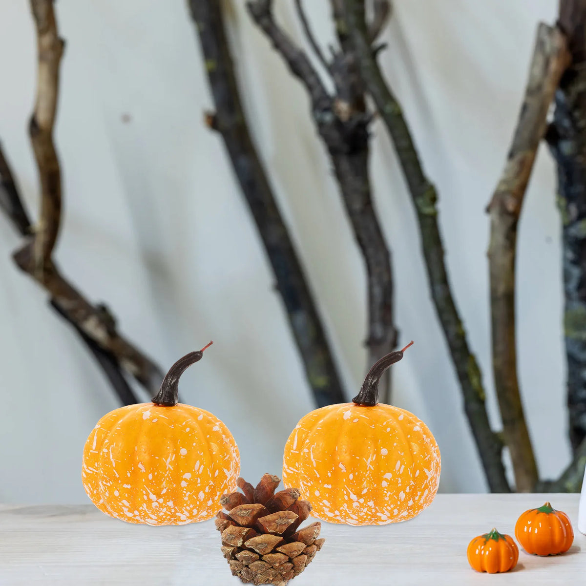 Fake Pumpkin Maple Leaf Pine Cone Acorn Fall Decor Set Fall Harvest Decor Set Richie's other
