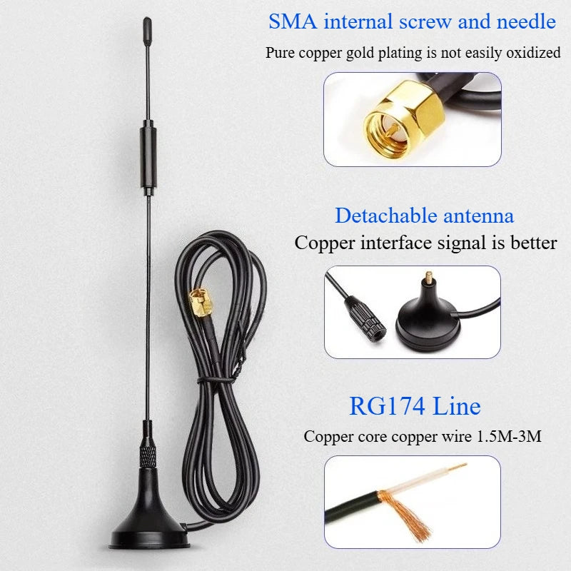 4G 5G Suction Cup Antenna GPRS GSM Router Module 3–40 dBi Cellular Signal Antenna Richie's