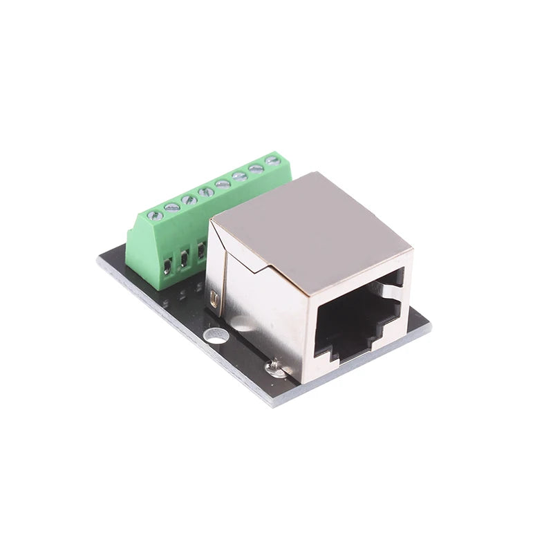 RJ45 Single & Double Female Adapter Board – 8P Network Adapter Network Adapter Board Richie's Single port