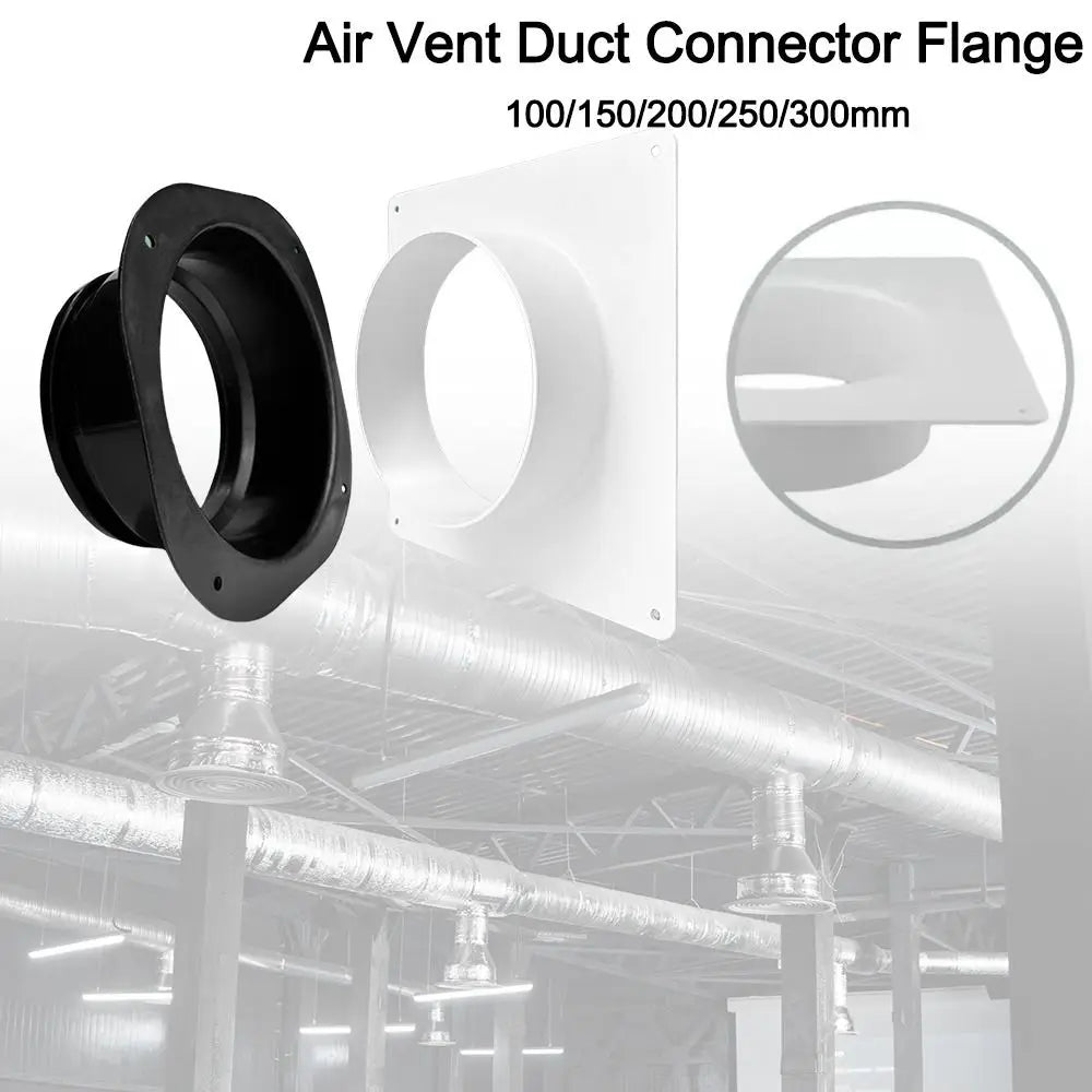 Plastic Vent Pipe Adapter Flange Connector | Wall-Mount Ducting Vent Pipe Adapter Richie's