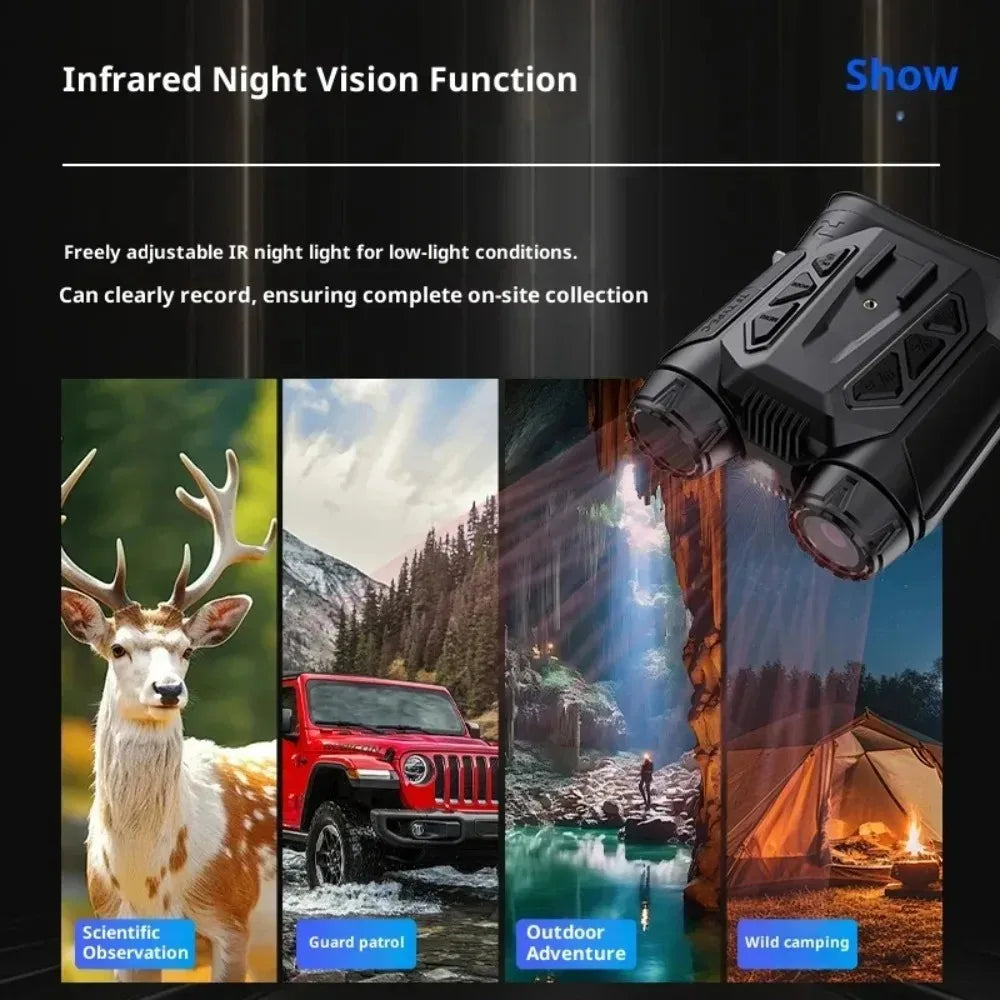 NVC800 4K Night Vision Binoculars 16X Zoom WiFi Head-Mounted Night Vision Binoculars Richie's