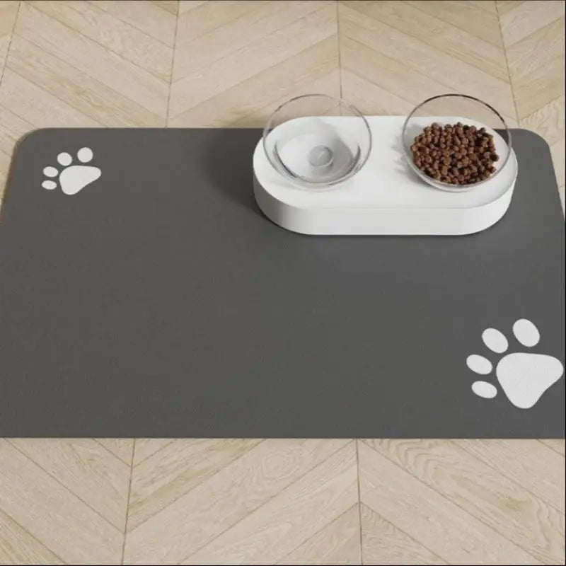 Diatomaceous Earth Pet Placemat – Non-Slip Absorbent Mat Pet Feeding Mat Richie's
