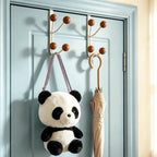 Over Door Hook Rack – Wood Knobs, No Drill, Coats & Bags Over Door Hook Rack Richie's