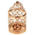 Birdcage Candle Holder Electroplated Hanging Iron Lantern Tealight Candle Holder Lantern Richie's Rose Gold