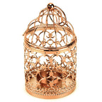 Birdcage Candle Holder Electroplated Hanging Iron Lantern Tealight Candle Holder Lantern Richie's Rose Gold