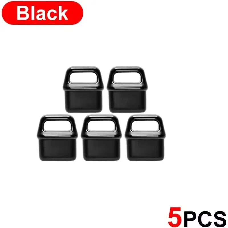 Type-C Dust Plug DIY Pendant Cap Cover – iPhone & Samsung Phone Port Dust Plug Richie's 5Pcs Black