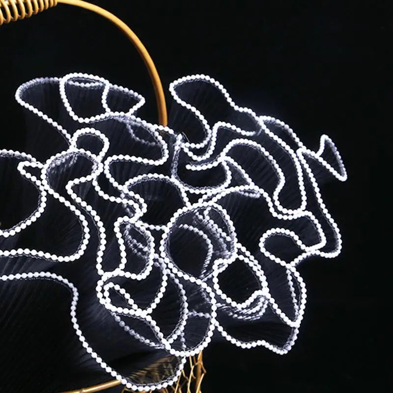 Pearl Wave Gauze Flower Wrapping Mesh 28cm x 4 Yards Floral Wrapping Mesh Richie's black pearl