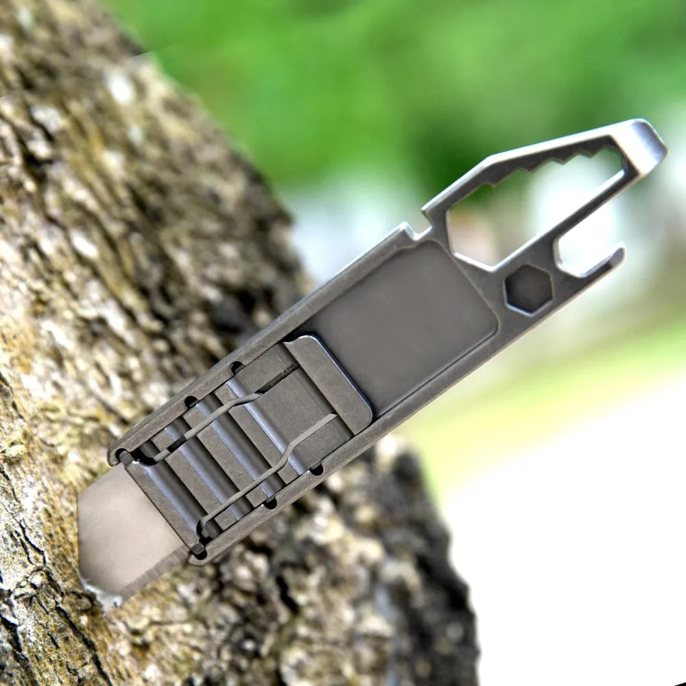 Titanium Alloy EDC Utility Knife Multitool + 10 Blades Utility Knife Multitool Richie's