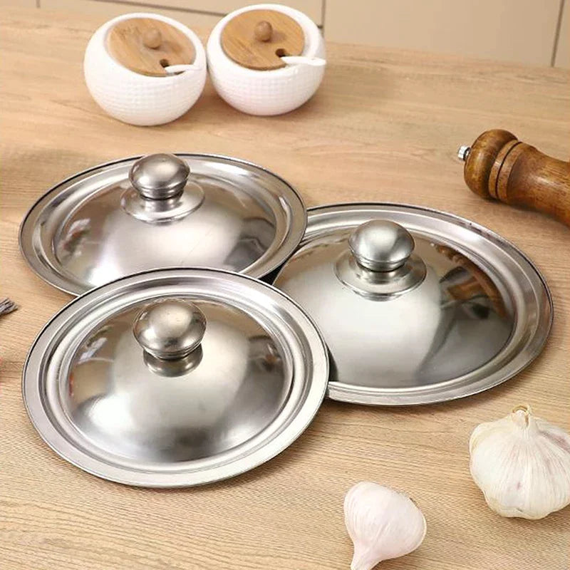 Stainless Steel Pot Lid 10–32cm Universal Round Pan Cover Pot Lid Richie's