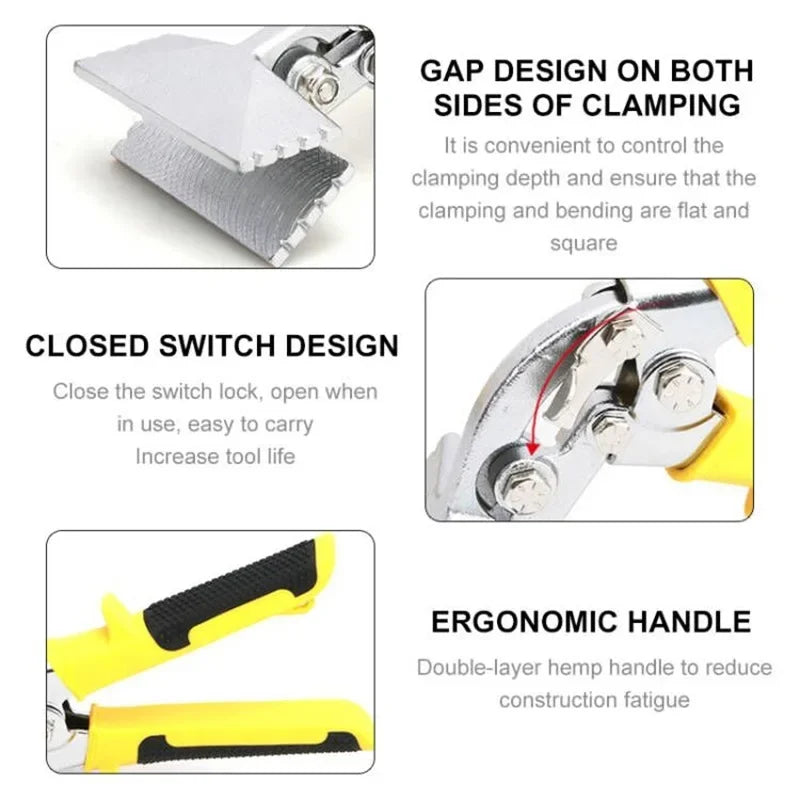 Sheet Metal Bending Pliers – Hand Seamer Crimping Tool Hand Seamer Pliers Richie's