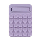 Foldable Silicone Suction Phone Mount – Shower Mirror Holder Phone Suction Mount Richie's Light purple