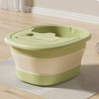 Foldable Foot Bath Tub with Lid | Space-Saving Soak Basin Foot Bath Basin Richie's