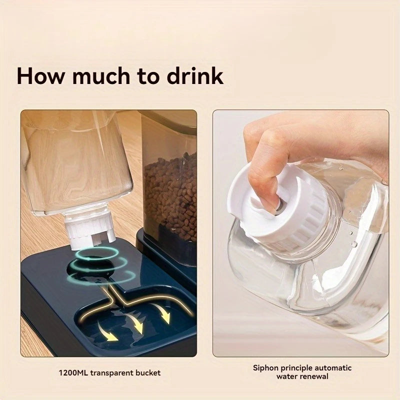 Automatic Pet Feeder & Water Dispenser Set – Cats & Dogs Automatic Pet Feeder Richie's