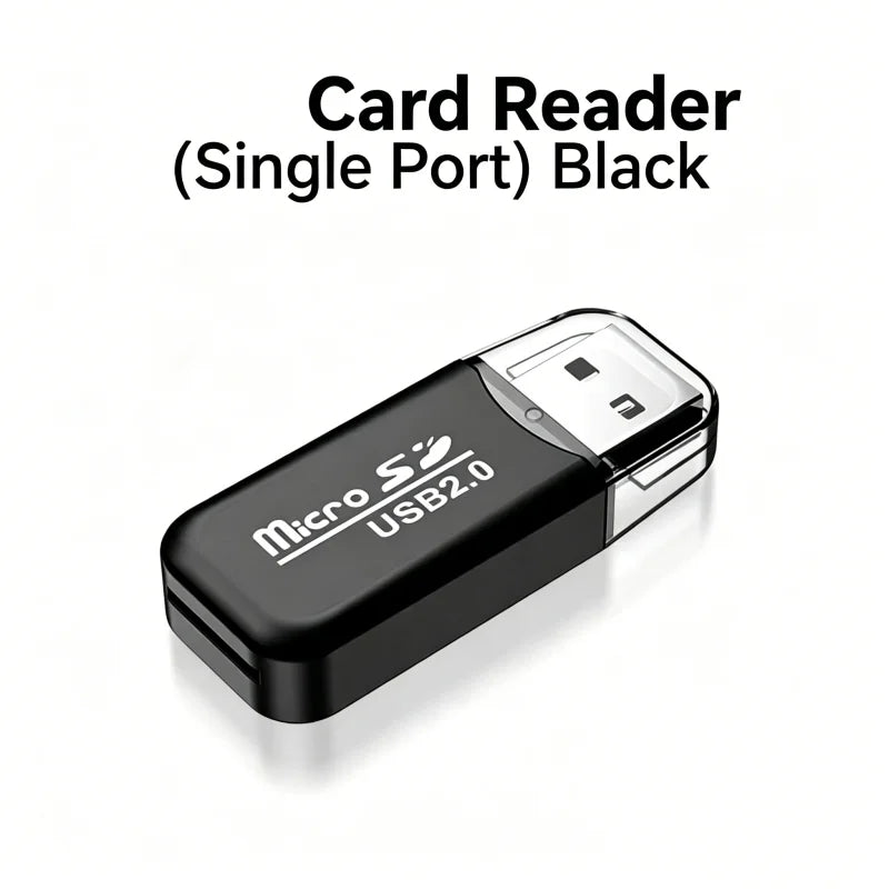 USB 2.0 Micro SD TF Card Reader – Plug & Play Adapter Memory Card Reader Richie's