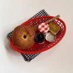 Reusable Oval Plastic Food Serving Basket – Snack & Hot Dog Tray Food Serving Basket Richie's