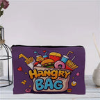 Food-Themed Makeup Bag | Canvas Travel Cosmetic Organizer Pouch Travel Cosmetic Bag Richie's 1pc