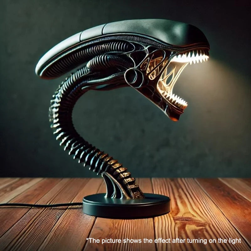 Alien Creature LED Desk Lamp – Resin Novelty Night Light Decor Novelty Desk Lamp Richie's A