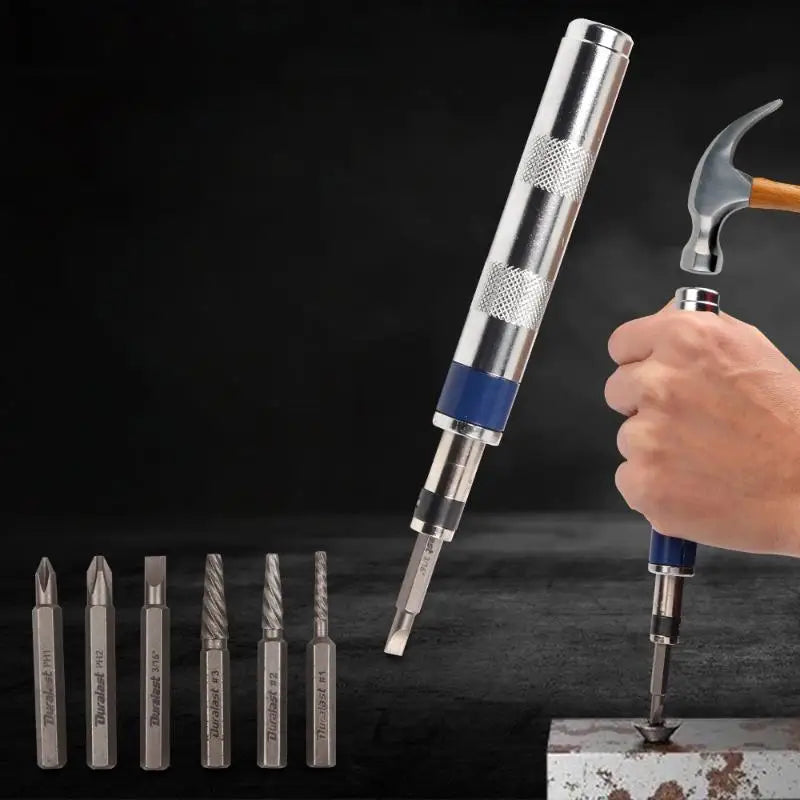 6-in-1 Impact Screwdriver Kit – 1/4" Fastener Remover Tool Impact Screwdriver Kit Richie's