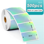Phomemo 1000pcs Round Thermal Shipping Labels Rainbow Stickers Thermal Shipping Labels Richie's 1000pcs 2.25-1.25 LS