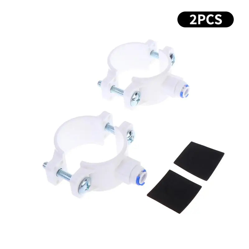 Adjustable 38–58mm Drain Hose Clamps for Sink & Water Systems Drain Hose Clamp Richie's 2Pcs White