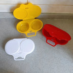 Microwave Egg Cooker Double Cup with Lid | Non-Stick Steamer Microwave Egg Cooker Richie's