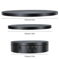 360° Electric Rotating Display Stand – 3-Speed USB Turntable Rotating Display Stand Richie's Black