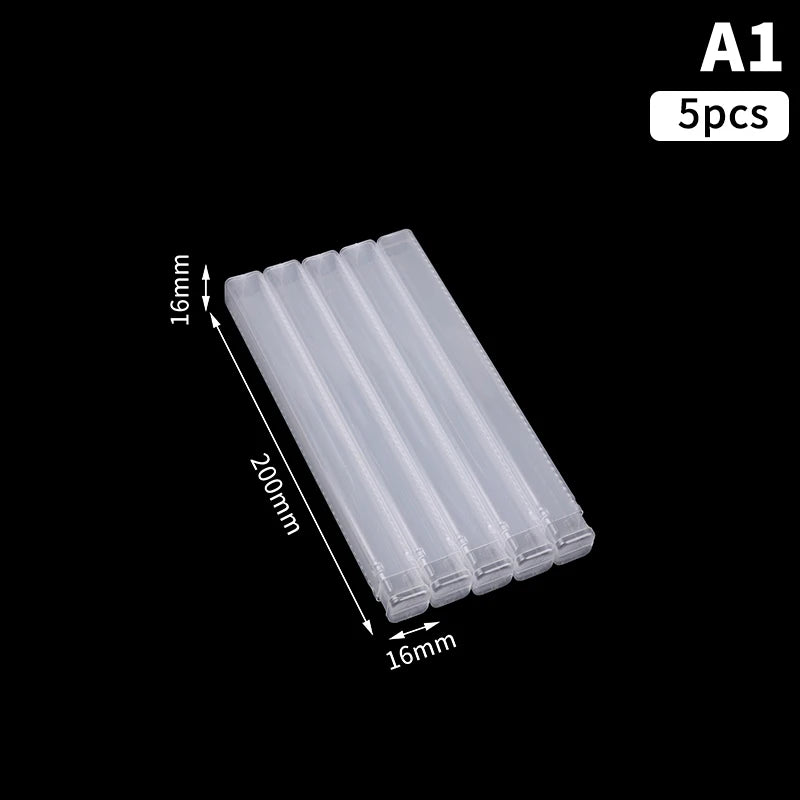 5-Pack Telescopic Drill Bit & Milling Cutter Storage Boxes Tool Storage Box Richie's 16x16x200mm