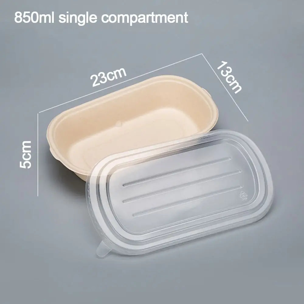 Eco-Friendly Disposable Paper Lunch Box 500–1000ml Takeout Disposable Food Container Richie's