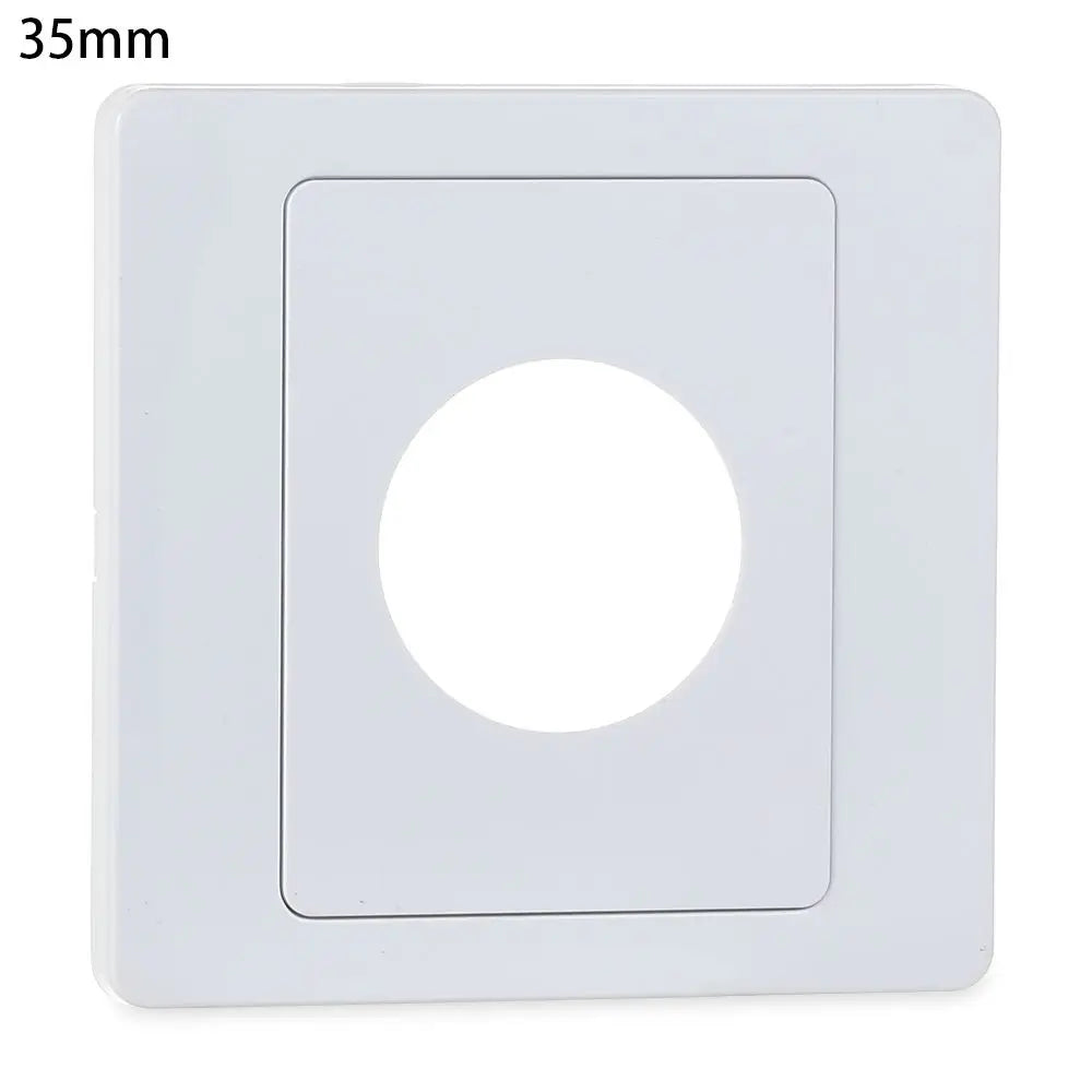 86-Type Wall Blank Panel with Rubber Pad & Cable Hole Wall Blank Panel Richie's 35mm