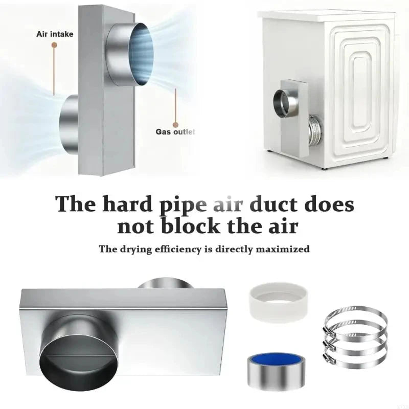Telescoping Dryer Vent Connector Kit – Flexible Duct Adapter Dryer Vent Connector Richie's