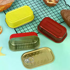 2-Pack Mini Rectangular Tin Box with Pull Ring Lid | Storage Mini Tin Storage Box Richie's