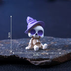 8-Piece Halloween Miniature Figurines – Pumpkin Ghost Skull Set Halloween Figurine Set Richie's