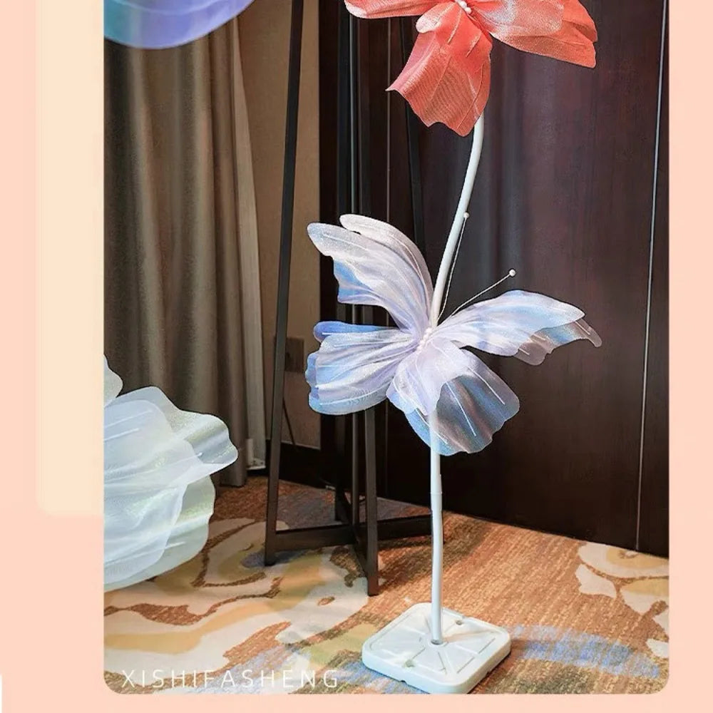 Giant Silk Artificial Butterfly Flower Branch 40–50cm Décor Artificial Flower Branch Richie's