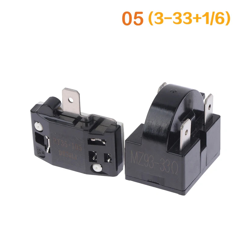 PTC Starter Relay & Overload Protector for Refrigerator Compressor Appliance Repair Part Richie's A5