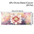Microwave Oven Dust Cover 85x35cm Oil-Proof Washable Polyester Appliance Dust Cover Richie's 8