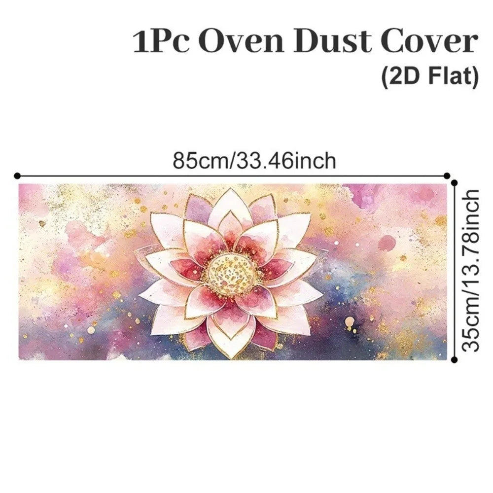 Microwave Oven Dust Cover 85x35cm Oil-Proof Washable Polyester Appliance Dust Cover Richie's 8