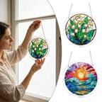 Acrylic Puzzle Suncatcher – DIY Stained Glass Window Hanging Decor Window Suncatcher Richie's