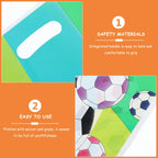 24Pcs Soccer Gift Bags – Waterproof Football Party Favor Treat Bags Party Favor Bags Richie's