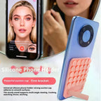 Foldable Silicone Suction Phone Mount – Shower Mirror Holder Phone Suction Mount Richie's