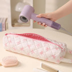 Quilted Hair Dryer Storage Bag with Handle – Travel Case Hair Tool Storage Bag Richie's