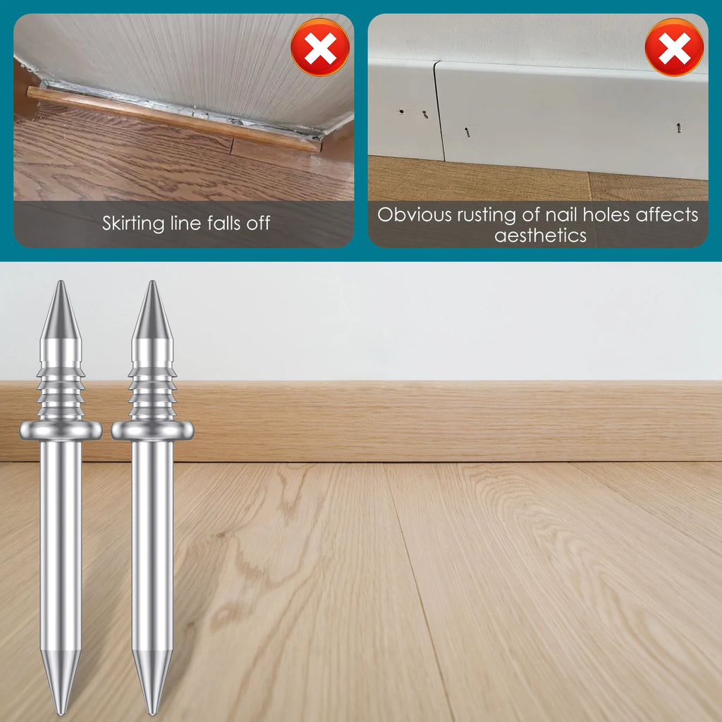 Double-Head Seamless Skirting Nails – Rust-Proof Metal Fixator Skirting Finishing Nails Richie's